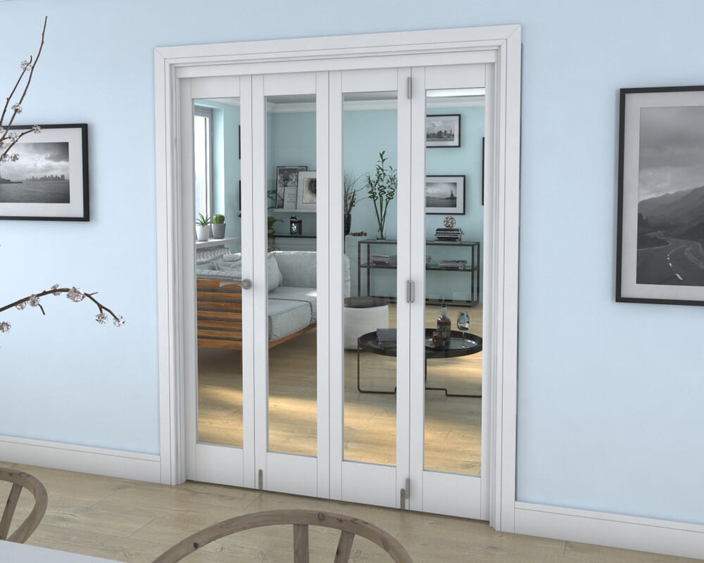 White P10 Roomfold Grande (3 + 1 x 381mm Doors)
