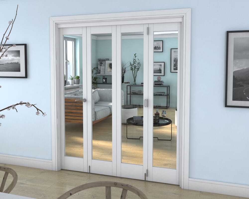 White P10 Roomfold Grande (3 + 1 x 419mm Doors)