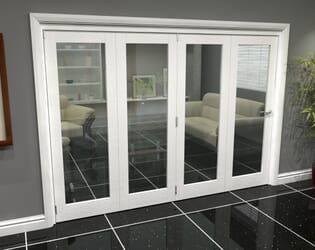 White P10 Roomfold Grande (4 + 0 x 686mm Doors)