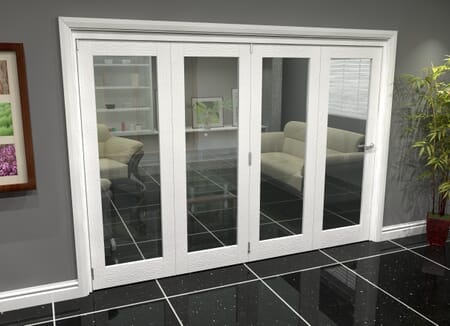 White P10 Roomfold Grande (4 + 0 x 762mm Doors)