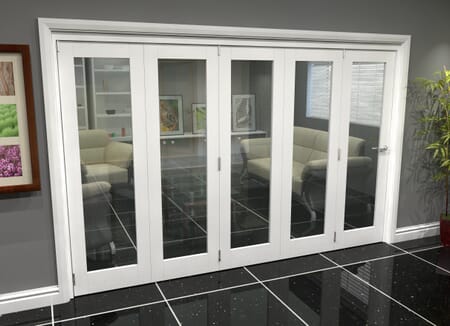 White P10 Roomfold Grande (5 + 0 x 762mm Doors)