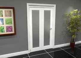White P10 Frosted Roomfold Grande (2 + 0 X 533mm Doors) Image