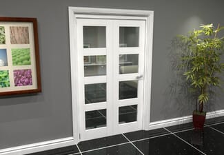 White 4L Roomfold Grande (2 + 0 x 573mm Doors)