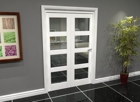 White 4L Roomfold Grande (2 + 0 x 610mm Doors)