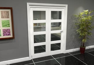 White 4L Roomfold Grande (2 + 0 x 686mm Doors)