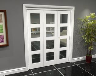 White 4L Roomfold Grande (2 + 1 x 533mm Doors)