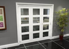 White 4l Roomfold Grande (2 + 1 X 610mm Doors) Image