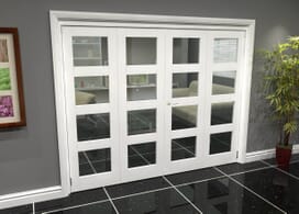 White 4l Roomfold Grande (2 + 2 X 610mm Doors) Image