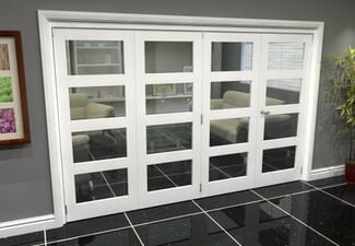 White 4L Roomfold Grande (3 + 1 x 762mm Doors)