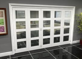 White 4l Roomfold Grande (4 + 1 X 610mm Doors) Image