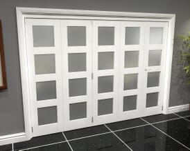 White 4L Roomfold Grande - Frosted