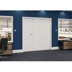 White Flush Roomfold Grande – 2060mm x 1915mm x 133mm