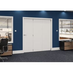 White Flush Roomfold Grande – 2060mm x 1905mm x 133mm