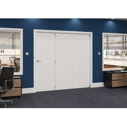 White Flush Roomfold Grande – 2060mm x 2133mm x 133mm