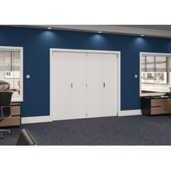White Flush Roomfold Grande – 2060mm x 2213mm x 133mm