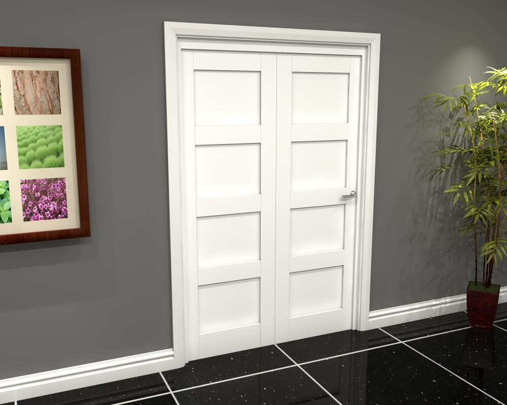 1447x2060x133mm White 4P Roomfold Grande (2+0)