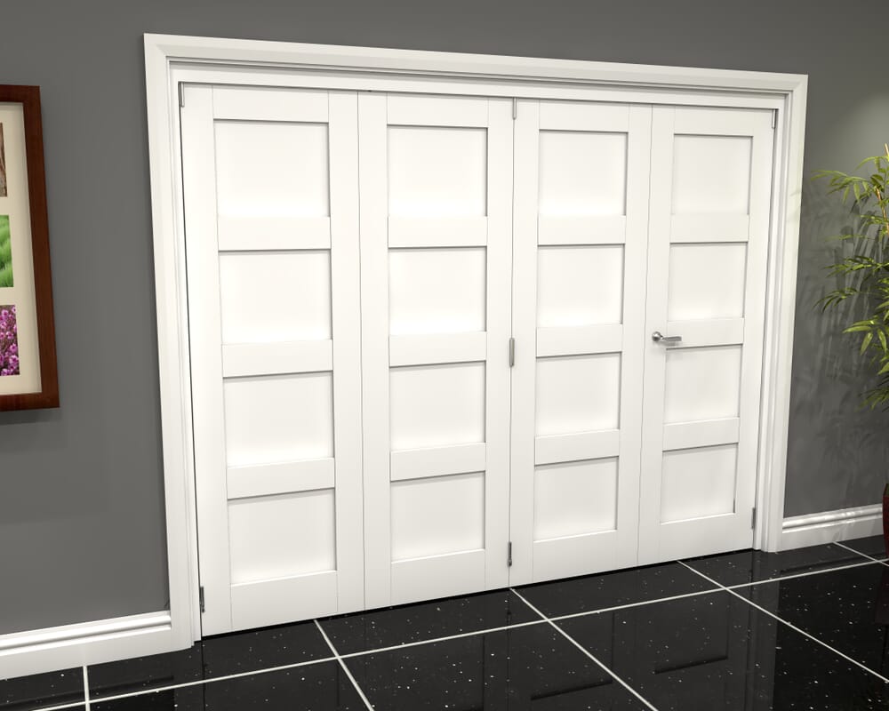 2832x2060x133mm White 4P Roomfold Grande (3+1)