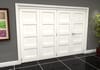 White Primed Shaker 4 Panel Roomfold Doorset