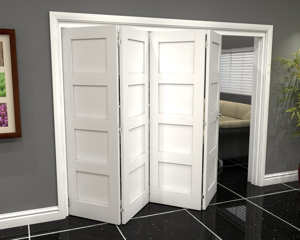 2825x2060x133mm White 4P Roomfold Grande (4+0)