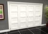 White Primed Shaker 4 Panel Roomfold Doorset