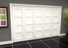 White Primed Shaker 4 Panel Roomfold Doorset