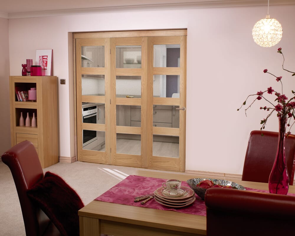 Oak 4L 3 Door Roomfold (3 x 1