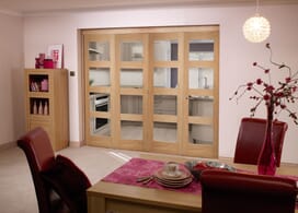 Oak 4l 4 Door Roomfold (4 X 573mm Doors) Image
