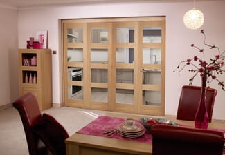 Oak 4L 4 Door Roomfold (4 x 573mm doors)
