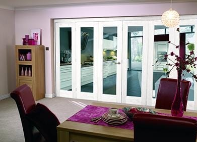 White 6 Door Roomfold (5 + 1 x 24