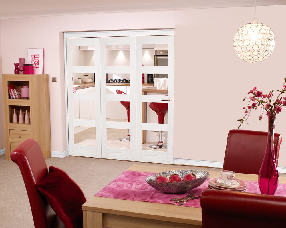 White 4L 3 Door Roomfold (3 x 2