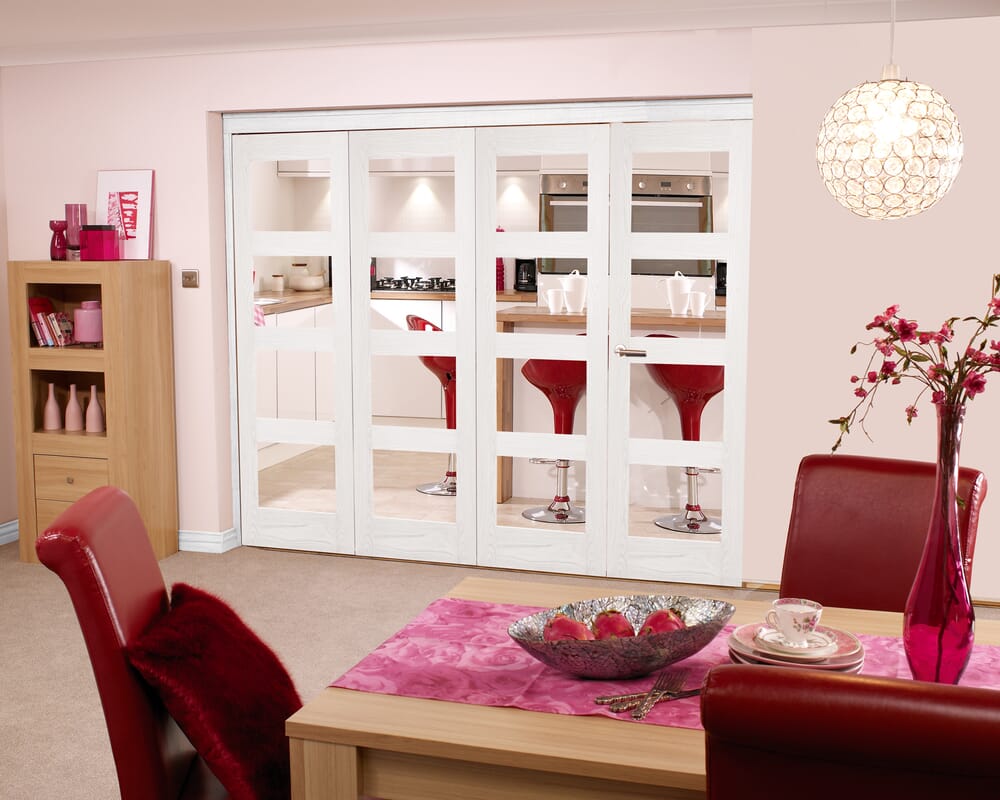 White 4L 4 Door Roomfold (4 x 2