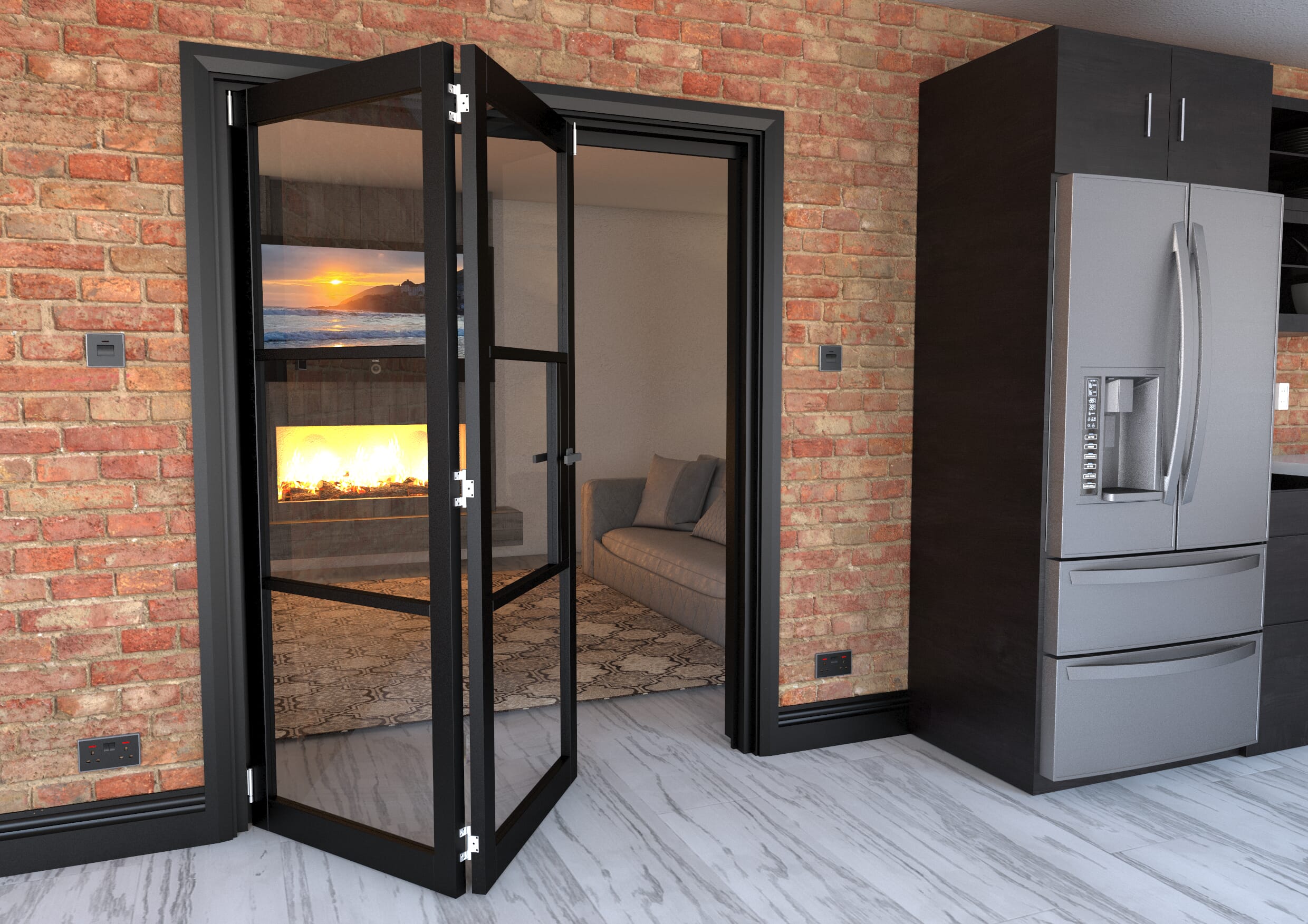 Internal Bifold Doors: Interior Folding Glass Room Dividers From Climadoor