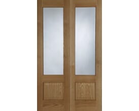 Oak Chiswick Rebated Pair - Prefinished Internal Doors