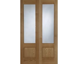 Oak Chiswick Rebated Pair - Prefinished Internal Doors