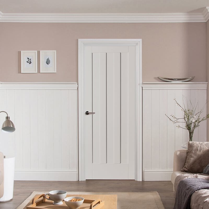 Aston 3 Panel White Internal Doors