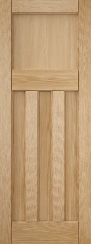 Deco 3 Panel Oak Internal Doors