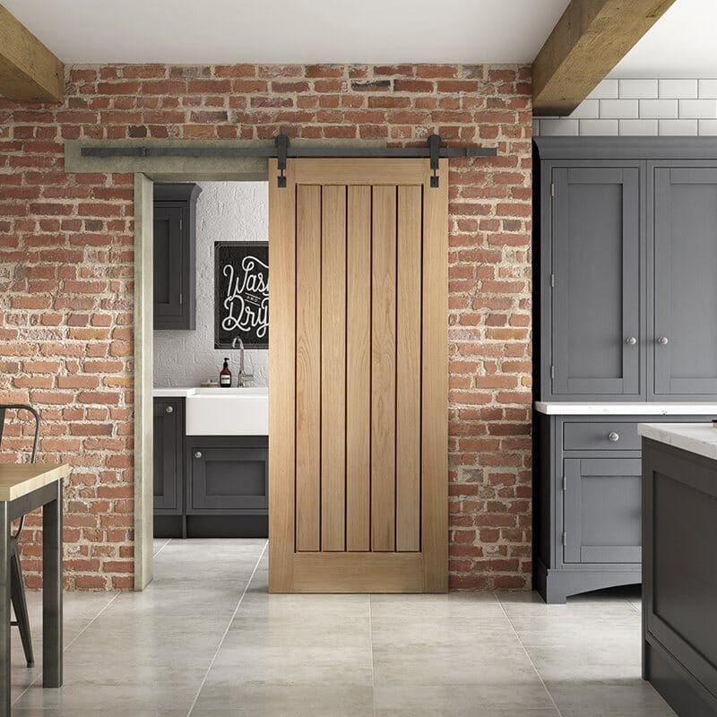 Cottage Oak - Sliding Barn Door