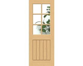 Mexicano Oak 6L Glazed Internal Doors