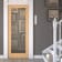 Oak Shaker 1 Lite Clear Glazed Prefinished Internal Door