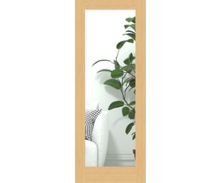 Oak Shaker 1 Light - Prefinished Clear Internal Doors