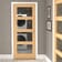 Oak Shaker 4 Lite Clear Glazed Prefinished Internal Door