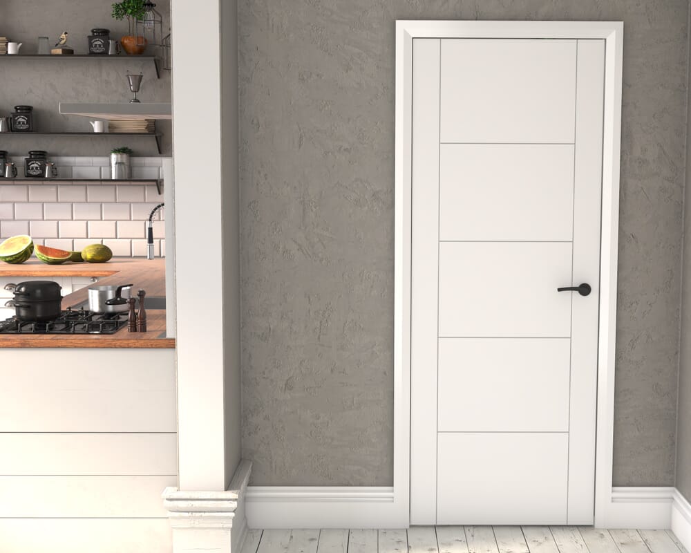864x1981x35mm (34") White Iseo - Prefinished Internal Doors