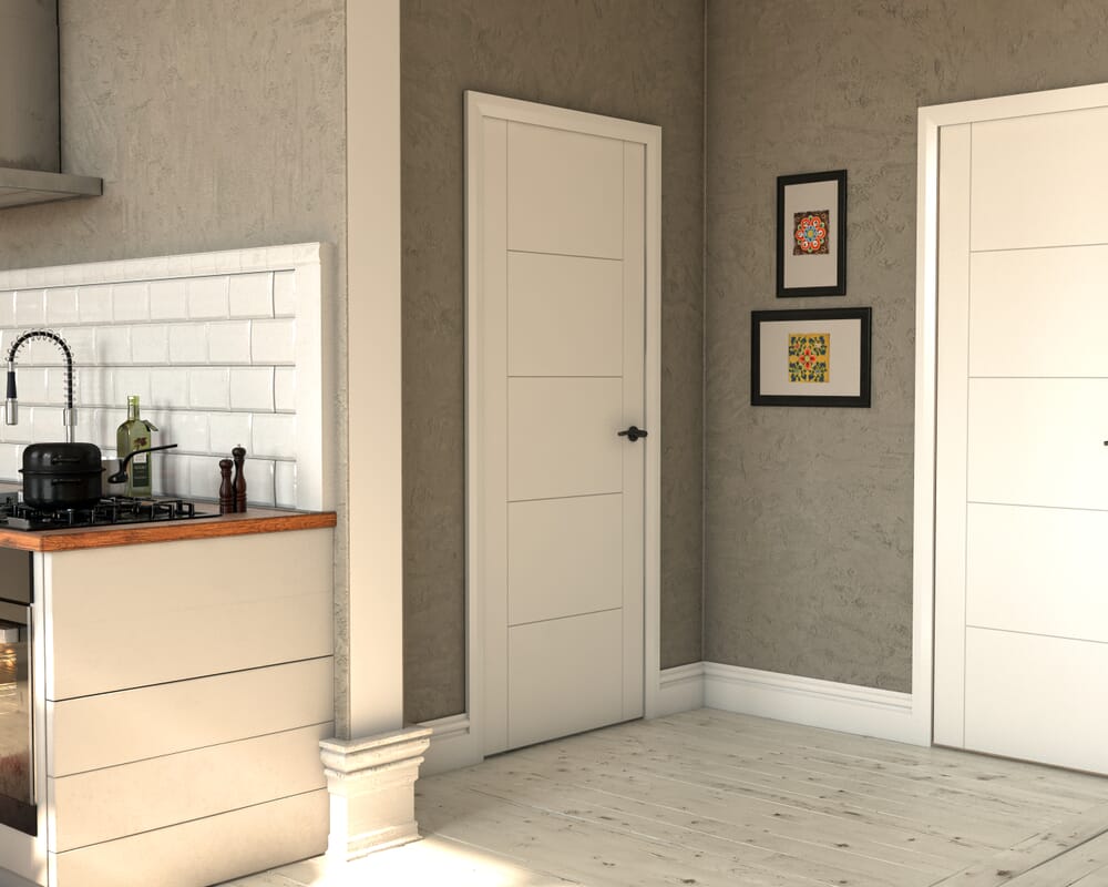 864x1981x35mm (34") White Iseo - Prefinished Internal Doors