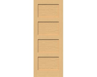 Oak Shaker 4P - Prefinished Internal Doors