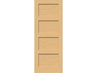 Oak Shaker 4p - Prefinished Internal Doors Image