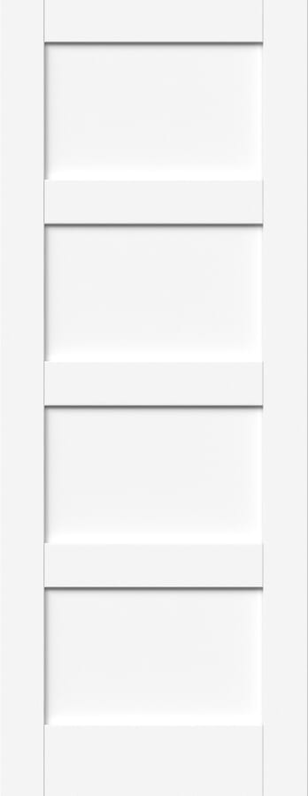 White Primed Shaker 4 Panel