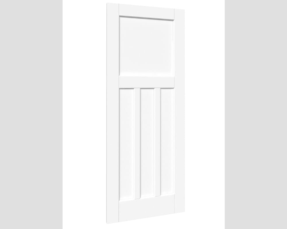 1981 x 762 x 44mm FD30 (30") DX 30s Style Solid White Internal Fire Doors