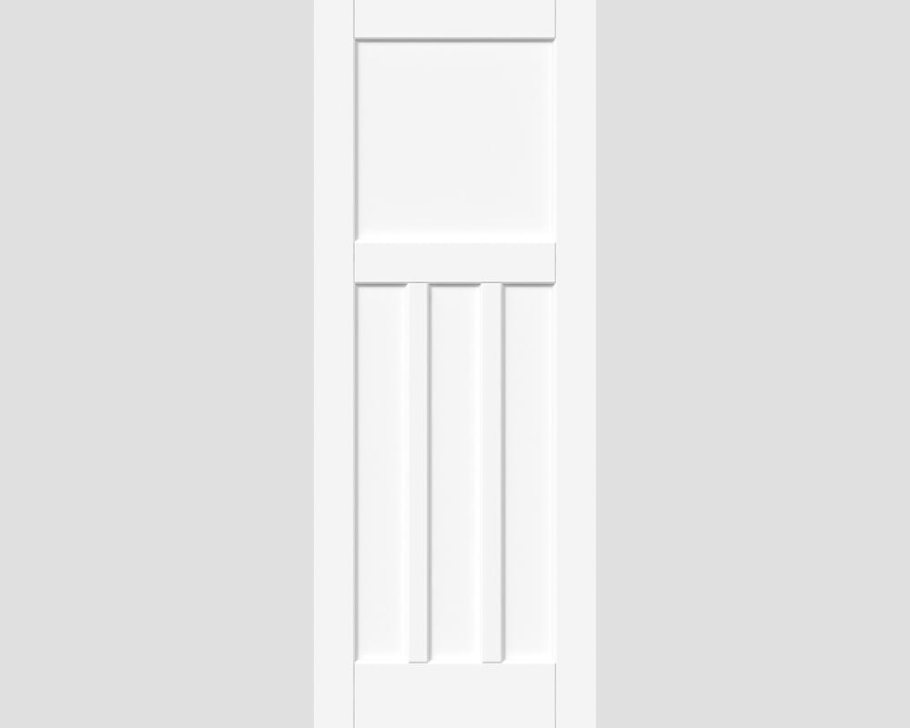 1981 x 762 x 44mm FD30 (30") DX 30s Style Solid White Internal Fire Doors