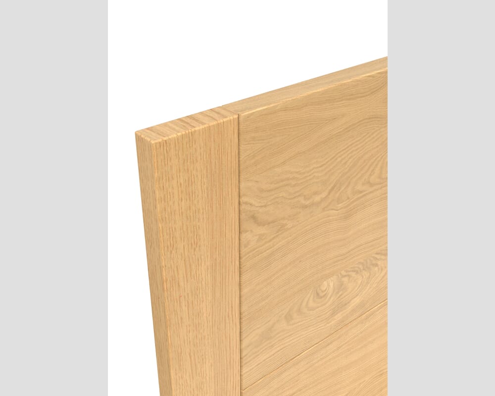 2040 x 526 x 40mm Iseo Oak Solid Core - Prefinished Internal Doors