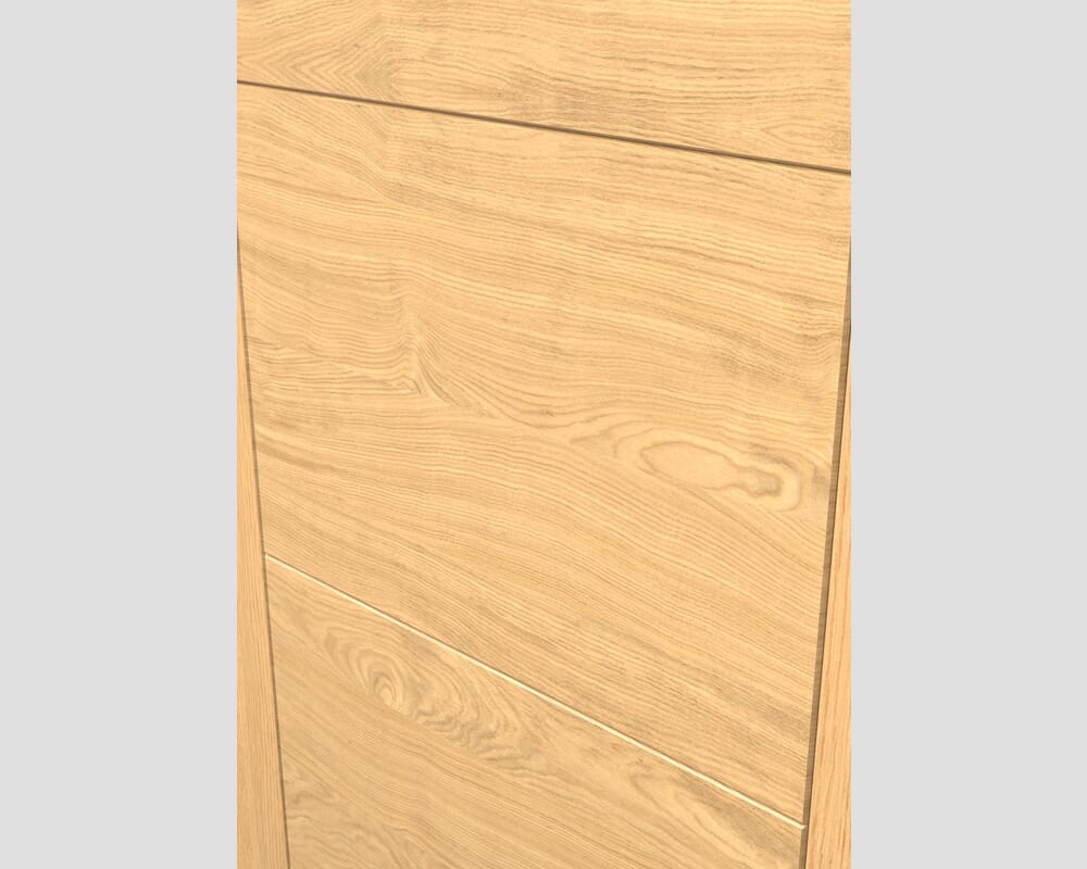 2040 x 526 x 40mm Iseo Oak Solid Core - Prefinished Internal Doors